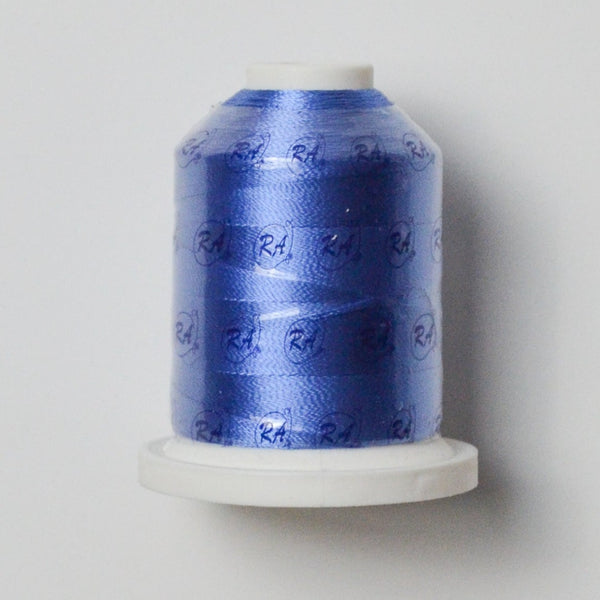 Robison-Anton Rayon 40 wt. Machine Embroidery Thread - 2614 Pro Lusty Blue, 1100 Yd Spool Default Title