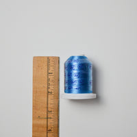 Robison-Anton Rayon 40 wt. Machine Embroidery Thread - 2388 Pacific Blue, 1100 Yd Spool