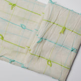 Semi Sheer Tied Knot Woven Fabric - By The Yard - 46" Width