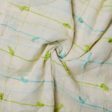 Semi Sheer Tied Knot Woven Fabric - By The Yard - 46" Width