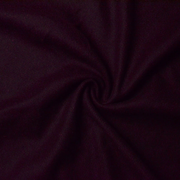 Dark Burgundy Wool Woven Fabric, 62" Wide - By the Yard Default Title