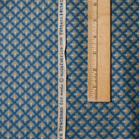 Blue + Yellow Diamond Print Quilting Cotton Fabric, 44" Wide - By the Yard Default Title