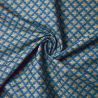 Blue + Yellow Diamond Print Quilting Cotton Fabric, 44" Wide - By the Yard Default Title