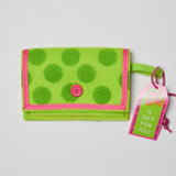 Green + Pink Felt Keychain Wallet Default Title