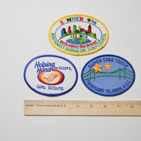 Girl Scout Patches - Set of 3 Default Title