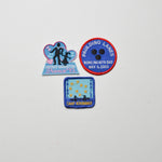 Blue Scout Patches - Set of 3 Default Title