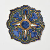 Blue + Gold Floral Patch Default Title