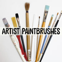 Ten Artist Paintbrushes