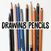 Ten Drawing Pencils