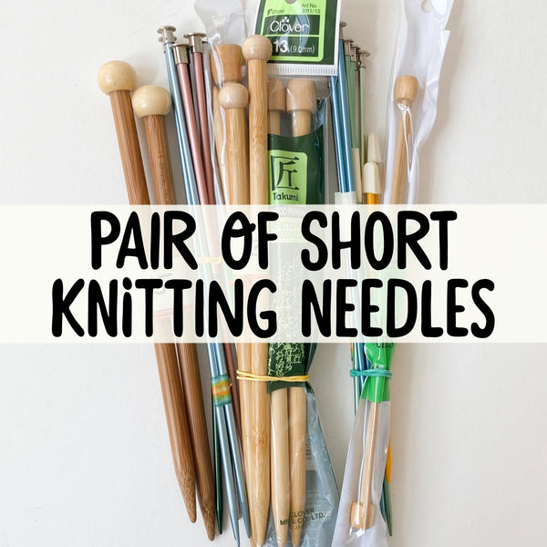 Pair of Short Knitting Needles