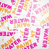 Paint Water Sticker