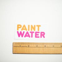 Paint Water Sticker