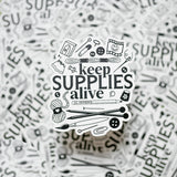 "Keep Supplies Alive" Vinyl Sticker