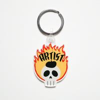 Fire Artist Keychain