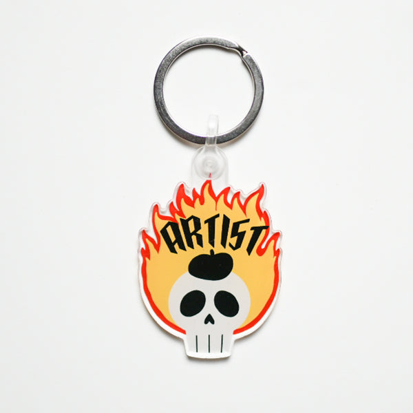 Fire Artist Keychain