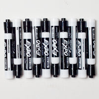 Ten Black Expo Markers