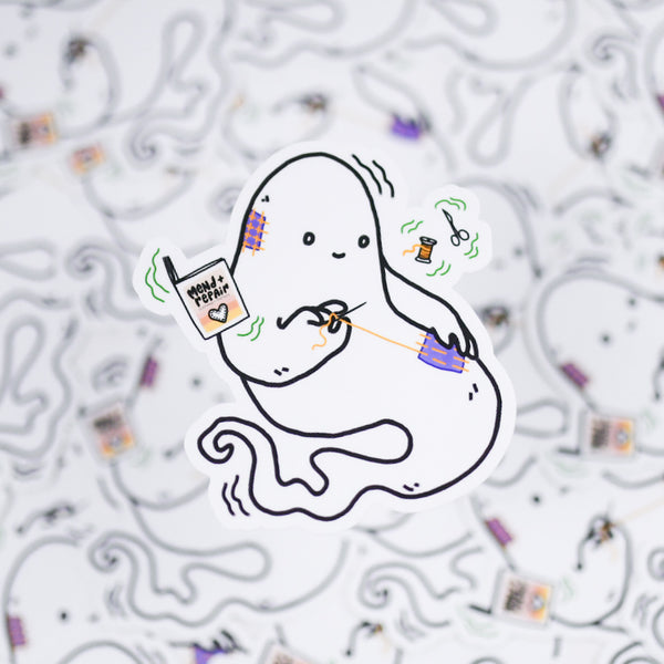 Mending Ghost Sticker