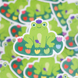 Artist Frog Sticker