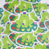 Artist Frog Sticker