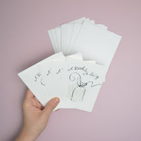 Silver Foil Birthday Card + Envelopes Default Title