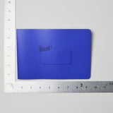 Blue Plastic Cover Lined Notebook Default Title