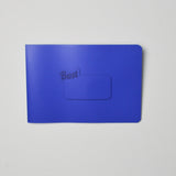 Blue Plastic Cover Lined Notebook Default Title