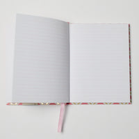 Pink + Gold Chevron Markings Ruled Journal Default Title