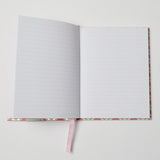 Pink + Gold Chevron Markings Ruled Journal Default Title