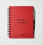 Red "Challenge Convention" Bank of America Spiral Lined Notebook with Pen Default Title