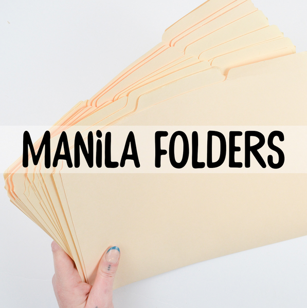 Manila File Folders - Pack of 10