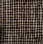 Plaid Brown + Tan Woven Fabric - By The Yard - 60" Width