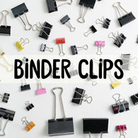 Ten Binder Clips